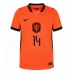 Maglie da calcio Paesi Bassi Tijjani Reijnders #14 Prima Maglia Femminile Mondiali 2026  Manica Corta